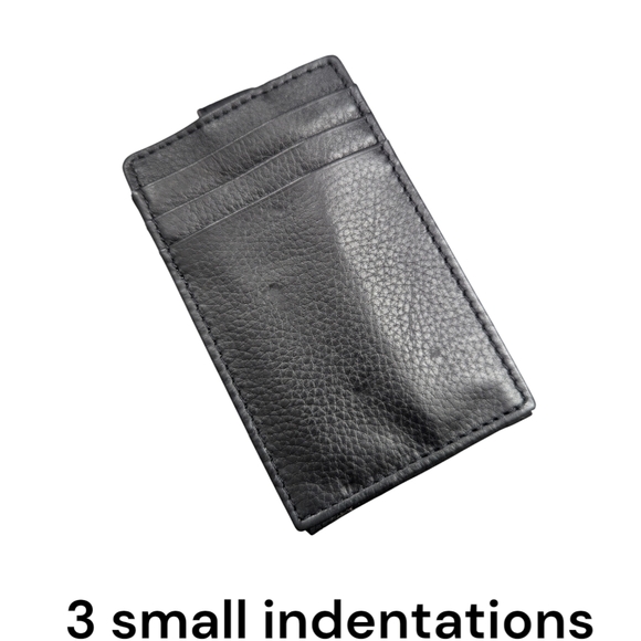 Aimee Kestenberg | Women's Leather Card Holder Case Vittoria | Black | 5"x3" - Picture 12 of 12